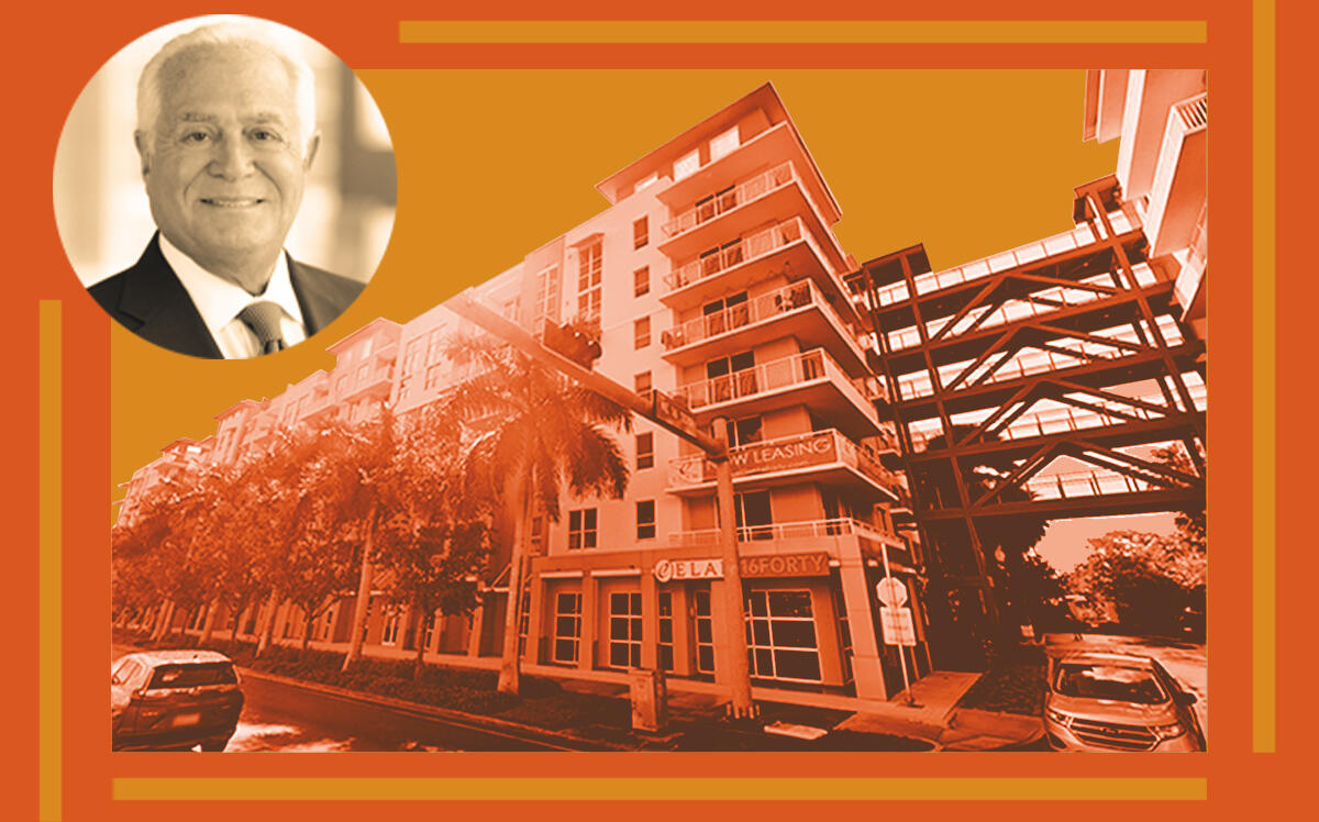 Mesirow Financial Chair and CEO Richard Price with Elan 16Forty apartments at 1600-1700 East Sunrise Boulevard (Google Maps)