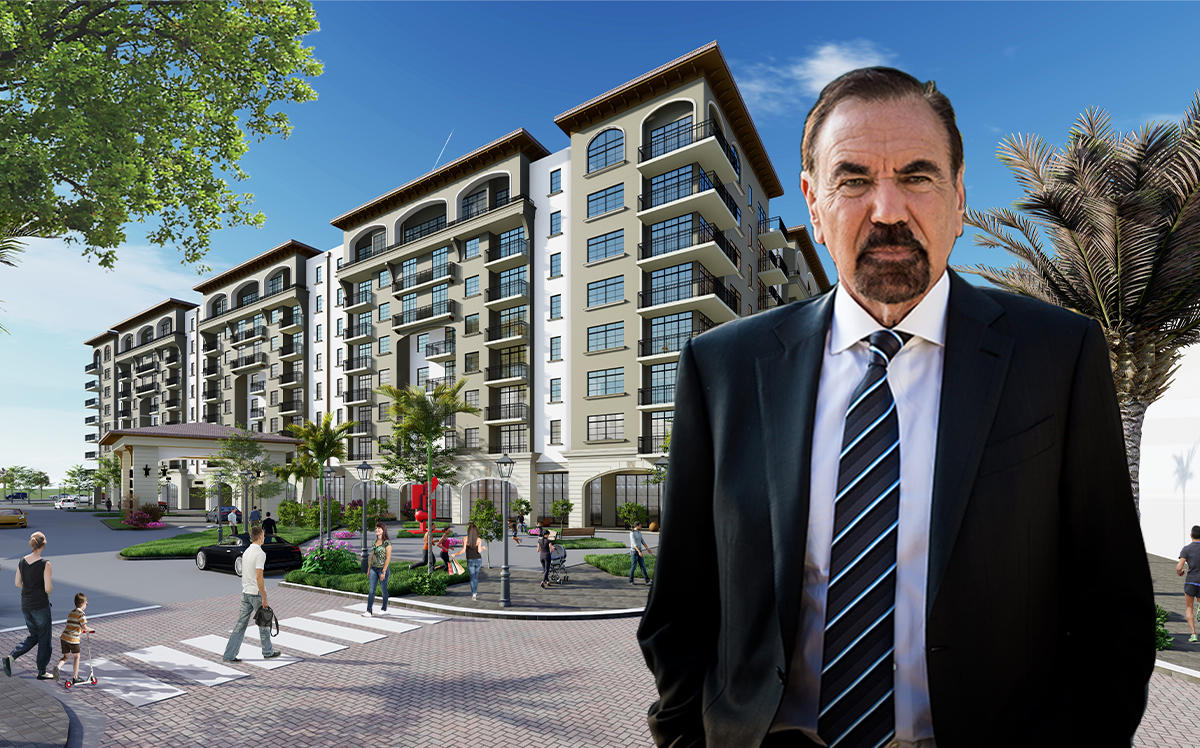 Rendering of Miramar Town Center with Jorge Pérez