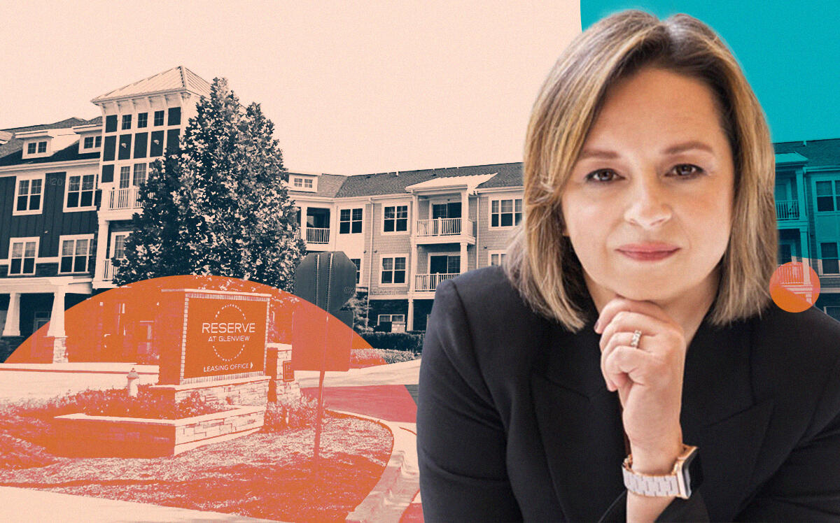Mesirow's Natalie Brown with 195 Waukegan Road (Mesirow Financial Holdings, Google Maps)