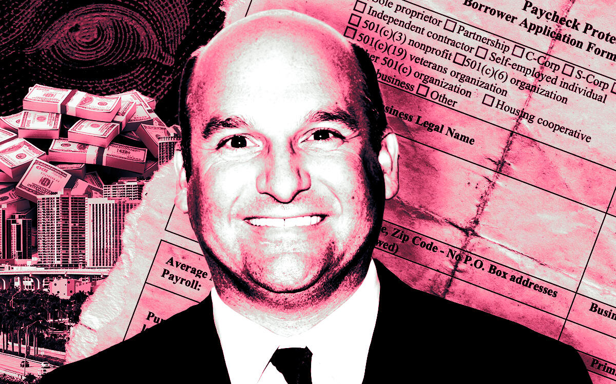Developer Eric Sheppard ((Illustration by Steven Dilakian for The Real Deal with Getty Images, U.S. Small Business Administration)